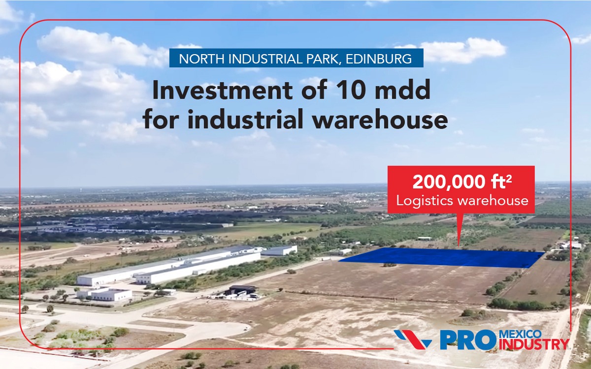 Edinburg's North Industrial Park Secures $10 Million Investment for Major Logistics Warehouse
