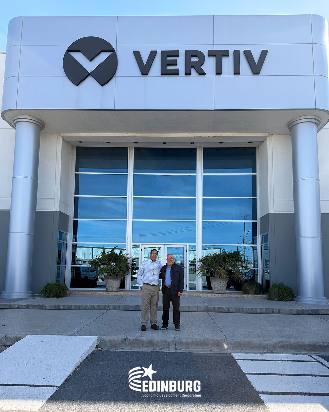 Edinburg EDC Reinforces Binational Ties Through Visit to Vertiv Reynosa